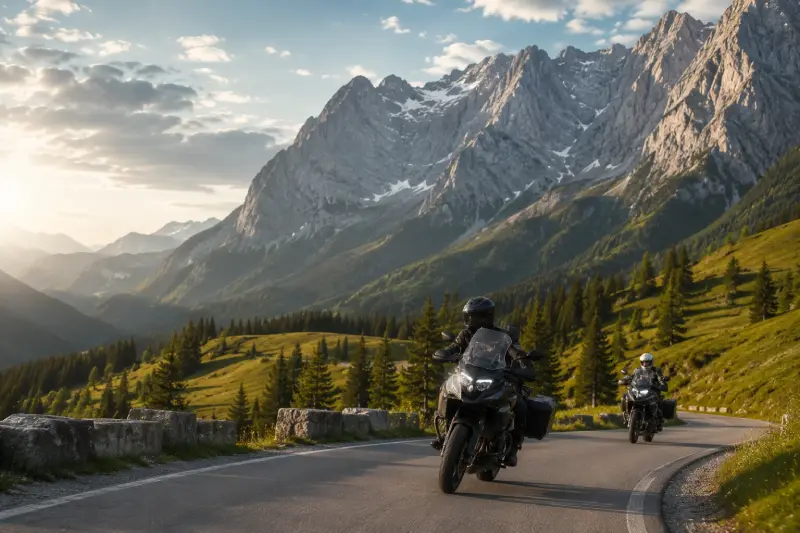 Motorradtour bei Garmisch-Partenkirchen